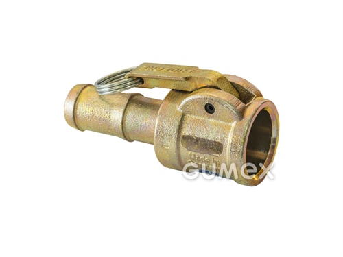 KAMLOK für Beton System 22, Vollstromkupplung mit einem Hebel DN25, Schlauchdorn 25mm, 50bar, 